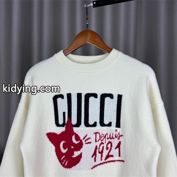 グッチ コピー GUCCI ロゴニット ブラック 注目 モード 個性 セーター-3