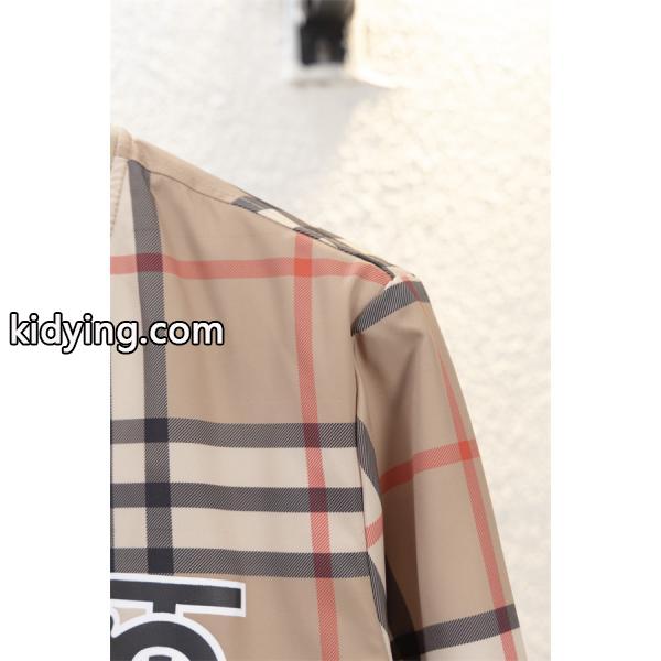 Burberry カーキ格子柄 秋冬注目 バーバリー コピー ブルマン ジャケット シグネチャーデザイン-1