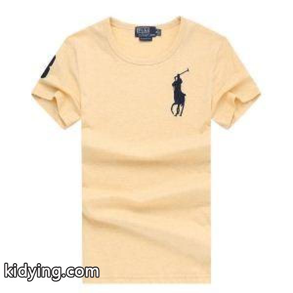 話題となる人気品Polo Ralph Laurenポロ ラルフローレンtシャツコピーメンズ無地クルーネック半袖-10