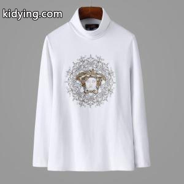 ヴェルサーチ VERSACE 長袖Tシャツ 2色可選 今シーズンもトレンド感溢れたコーデ 2019秋冬の必需品_ヴェルサーチ VERSACE_ブランド コピー 激安(日本最大級)-1
