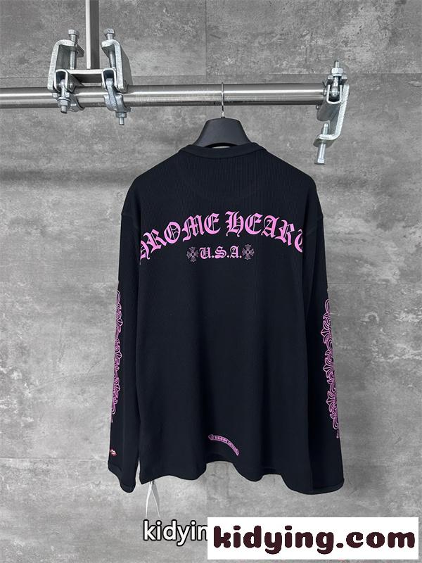 CHROME HEARTS クロムハーツ コピー 人気爆発 長袖Tシャツ プリント ストリート映え 2026新作-6