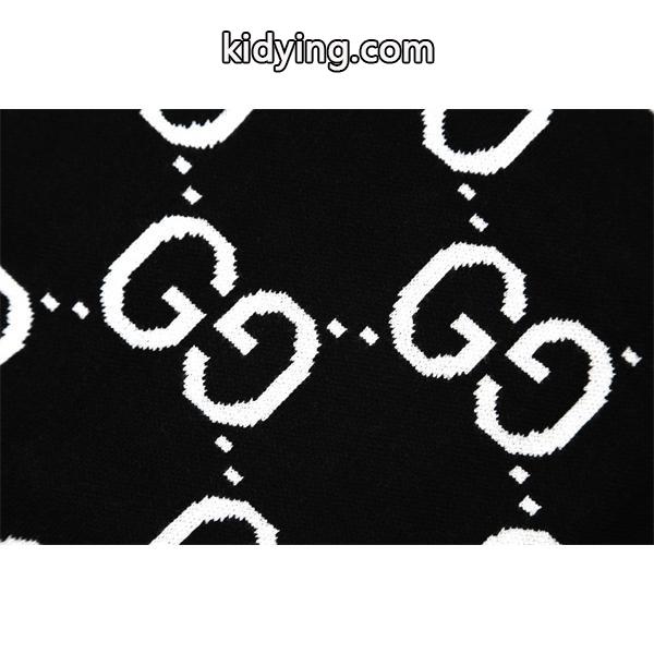 2025秋冬 高級暖か ネイビー GG総柄 GUCCI ニットセーター 大人上品 グッチ コピー-5