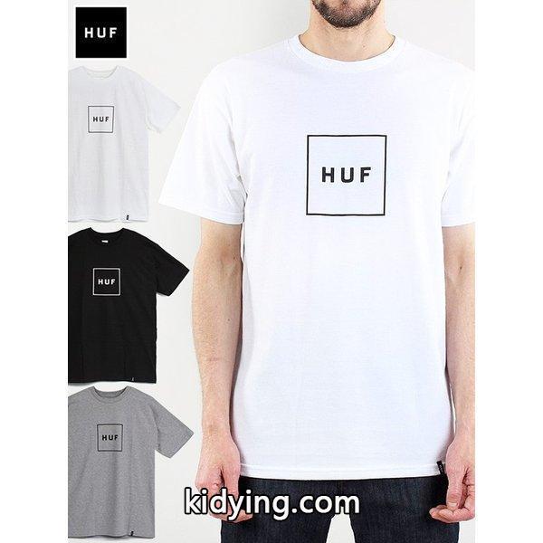 HUF ハフ Tシャツ 半袖 BOX LOGO S/S TEE ボックス ロゴ プリント トップス ストリート-0