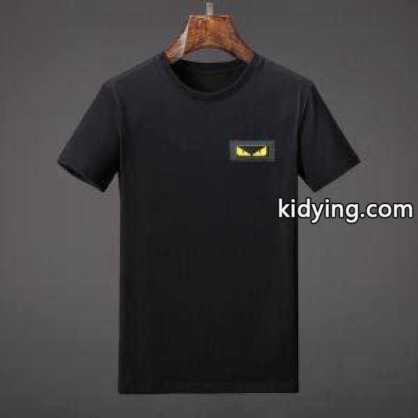 フェンディ FENDI デザイン性に優れた 2018新年度人気入荷 半袖Tシャツ 2色可選_フェンディ FENDI_ブランド コピー 激安(日本最大級)-0