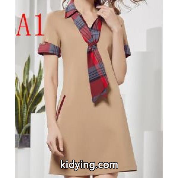 バーバリー BURBERRY ワンピース 3色可選 2019春夏人気トレンドアイテム ゆったり感のあるアイテム_ワンピース_レディースファッション_スーパーコピーブランド激安通販 専門店-0