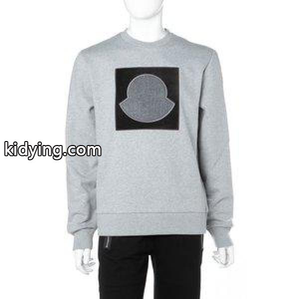 モンクレール MONCLER トレーナー プルオーバー スウェット 長袖 丸首 クルーネック メンズ 8035850 80451 グレー 2018年秋冬新作 :3902436:DIFFUSION - 通販ショッピング-0