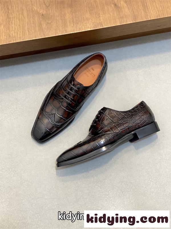 Berluti ベルルッティ スーパーコピー 革靴 クロコ型押し 本革 ドレスシューズ 高級感  2026新作-4