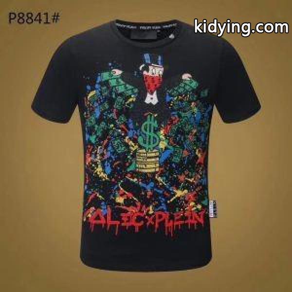2018新品 半袖Tシャツ 2色可選 軽く耐久性のある 今季流行り フィリッププレイン PHILIPP PLEIN_フィリッププレイン PHILIPP PLEIN_ブランド コピー 激安(日本最大級)-1