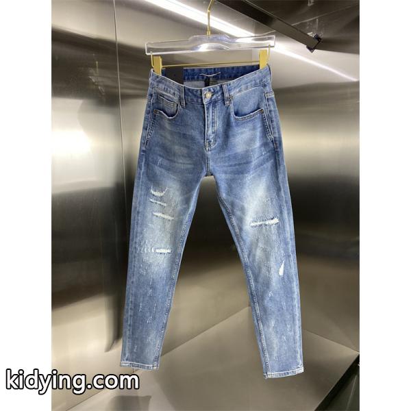 擦り切れたジーンズが流行している YSL サンローランSaint Laurent コピー ズボン-0
