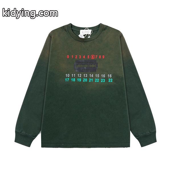 激安通販Maison Margiela新作メゾン マルジェラトレーナコピー数字プリント デザイン ユニセックス ストリート風-0