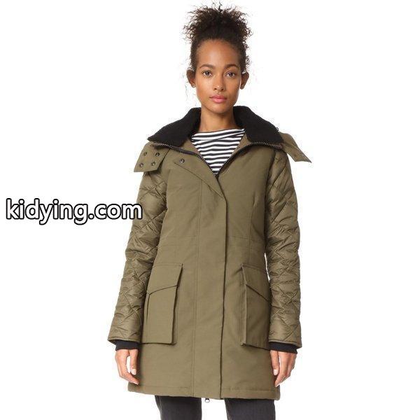 カナダグース レディース コート アウター Elwin Parka Military Green :lb-canad30165-246:フェルマート fermart 1号店 - 通販ショッピング-0