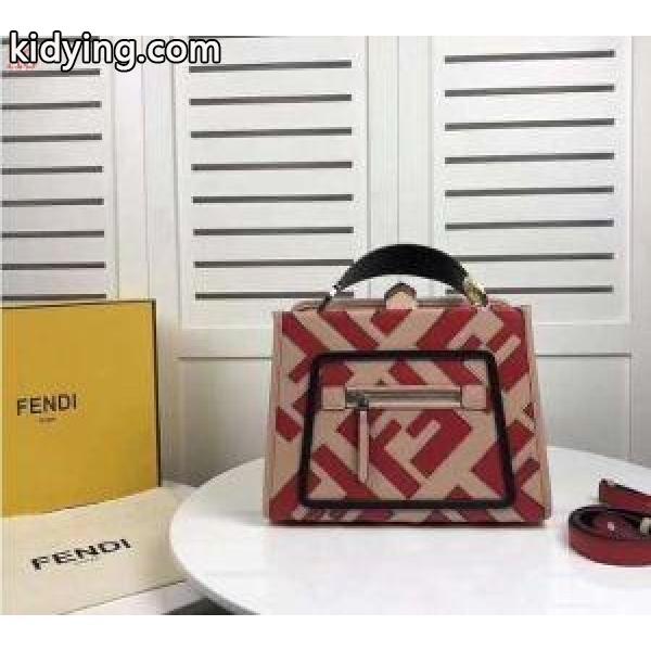 [国内発送] FENDI◆RUNAWAY◆レザー スモールトートバッグ40079369フェンディ コピー４色展開ベーシックデザイン-3
