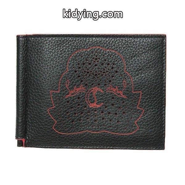 Christian Louboutin クリスチャン ルブタン ロゴ Clipsos Wallet 札入れ 財布 ブラックレザー メンズ :loub102:Bran Heart - 通販ショッピング-0