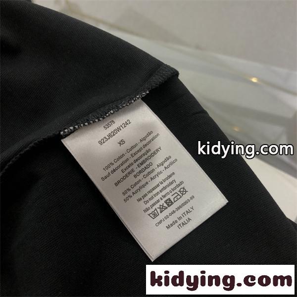 ワンポイントデザイン ベーシックフォルム 洗練スタイル DIOR ディオール コピー ロゴTシャツ 爽やかな印象-9