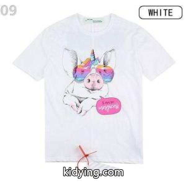 2019SSコレクションに新着 オシャレスタイルは今季も 2色可選 半袖Tシャツ Off-White オフホワイト_Off-White オフホワイト_ブランド コピー 激安(日本最大級)-1