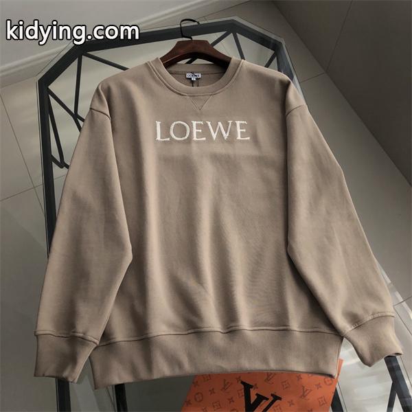 2026新作定番 ブラック スウェット ロゴ刺繍 高級感 人気 LOEWE ロエベ コピー-1