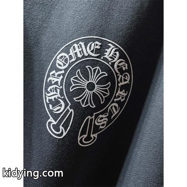 ダークグレー 洗練 スウェット 入手困難 秋冬希少アイテム クロムハーツ スーパーコピー Chrome Hearts パーカー-1