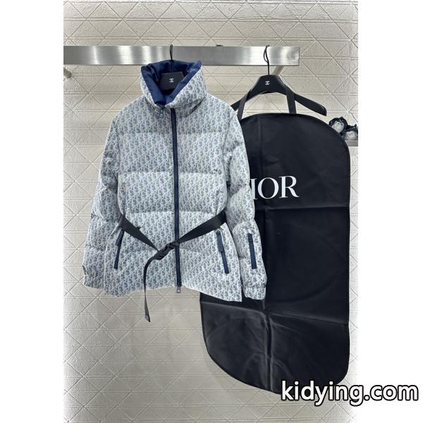 人気集中 DIOR ディオール コピー ダウンジャケット ライトブルー レディース 防寒仕様-2