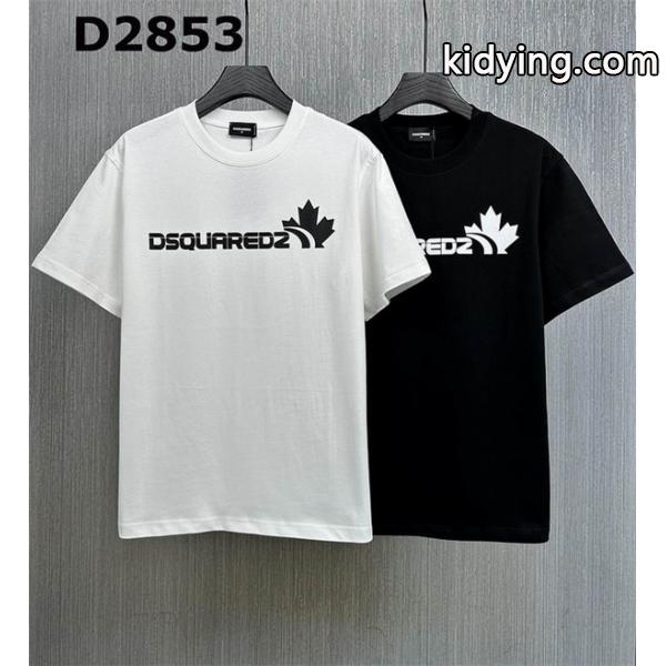 DSQUARED2 きれいめな印象で着こなし ディースクエアードコレクションに新着 Tシャツ/ティーシャツ 2色可選_ディースクエアード DSQUARED2_ブランド コピー 激安(日本最大級)-0