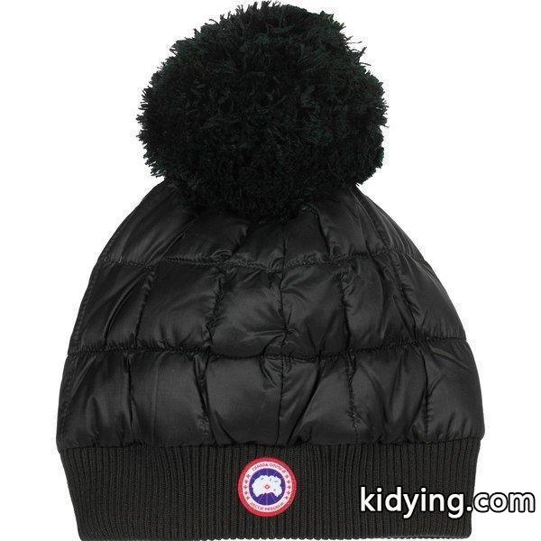 カナダグース 帽子 レディース アクセサリー Down Pom Toque - Womens Black :03-2gmnm9piys-0236:海外インポートファッション asty - 通販ショッピング-0