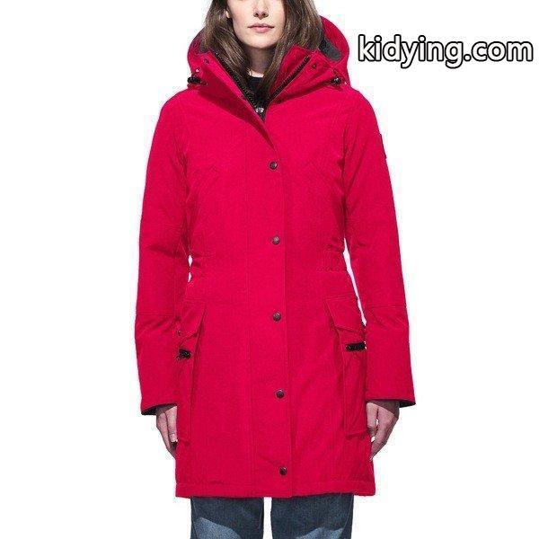 カナダグース コート アウター レディース Canada Goose Kinley Insulated Parka Red :36-285iys0ozk-11f7:asty-shop2 - 通販ショッピング-0
