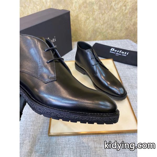 Berluti ベルルッティ コピー 洗練 ミニマル プレーントゥ  2026新作 ブーツ-3