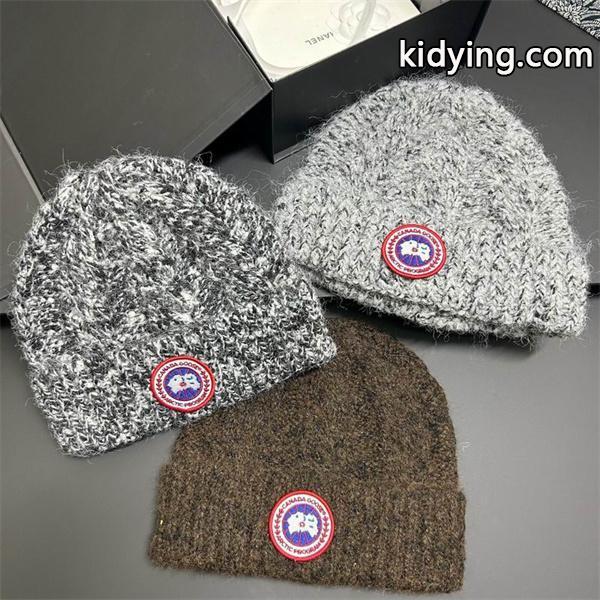 暖かい秋冬向け カナディアングース Canada Goose ケーブルニット帽 コピー N級品-4