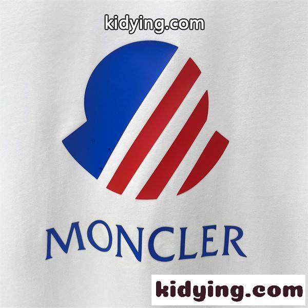 MONCLER モンクレール コピー 半袖Tシャツ フロントプリント アイコンデザイン 軽快カジュアル-5