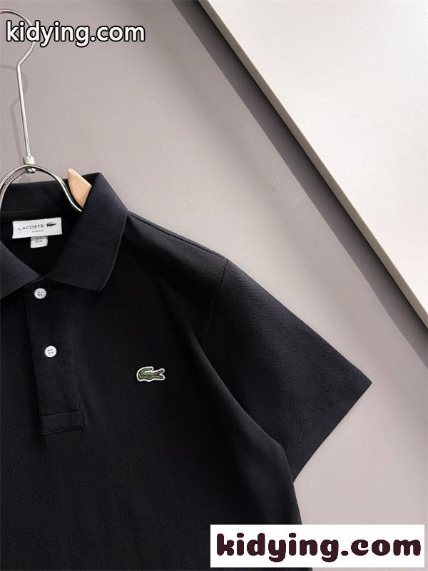 2026春夏ラコステポロシャツコピーメンズファッションカジュアル黒色 LACOSTE-1