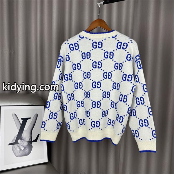 GUCCI GGロゴ グッチ コピー 総柄ニット アイボリー 人気 上品 存在感-3