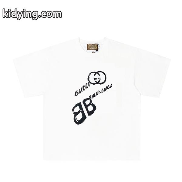 Balenciaga X Gucc1即旬な装いに Tシャツ/ティーシャツ 夏にぴったり限定アイテム バレンシアガコピー BALENCIAGA_半袖Tシャツ_メンズファッション_スーパーコピーブランド激安通販 専門店-0