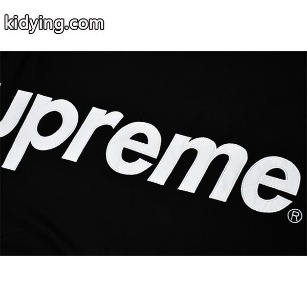 Supreme シュプリーム スーパーコピー ブラック 2025秋冬 バックインパクト 縦ロゴパーカー-4