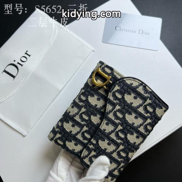2026春夏☆DIOR  Lotus  Oblique☆ディオール折りたたみ財布 コピーS5652CTZQ-M928-5