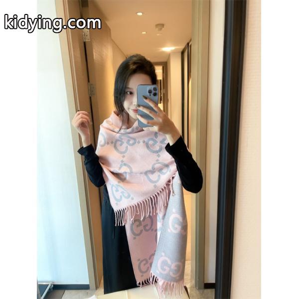 人気総柄 GUCCI グッチ コピー ストール ブラック系 大人モード ユニセックス-5