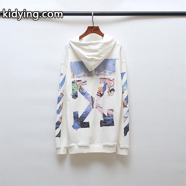 Off-White オフホワイト コピー 高級感演出 ミニマル立体ロゴ スウェット 定番モデル-4