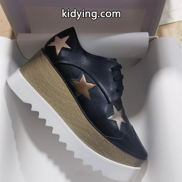 STELLA McCARTNEY ステラマッカートニー コピー 厚底シューズ ブラック シンプル スタイリッシュ-8