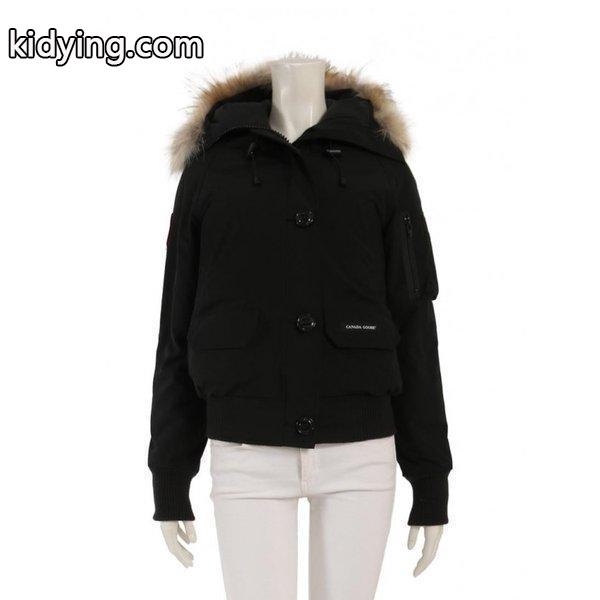 カナダグース CANADA GOOSE CHILLIWACK BOMBER チリワックボンバー ダウンジャケット 黒 ファー付き 7950L レディース 中古 :246176:RECLOヤフーショップ - 通販ショッピング-0
