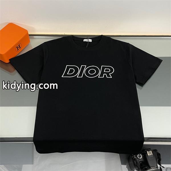 ワンポイント刺繍ロゴの定番デザインは使い勝手抜群 DIOR メンズ 半袖ｔシャツコピー-0