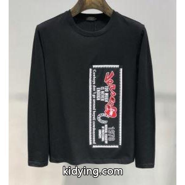 2色可選 長袖Tシャツ 人気アイテムも同時にチェック 先取り！2019年春夏トレンド ヴェルサーチ VERSACE_ヴェルサーチ VERSACE_ブランド コピー 激安(日本最大級)-0