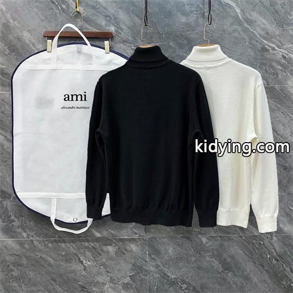 AMI PARIS アミ パリス コピー秋冬 上品 シルエット 长く使える 定番 タートル ニット-8