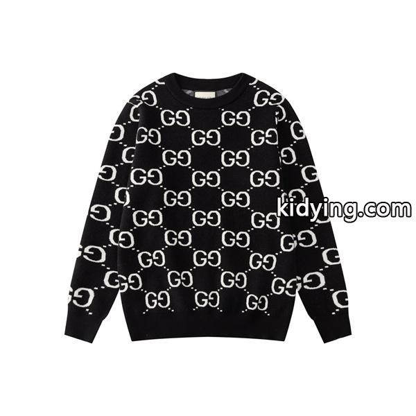 グッチ コピー 2026新作 GUCCI ブラック GGニット 人気 定番 上質-3