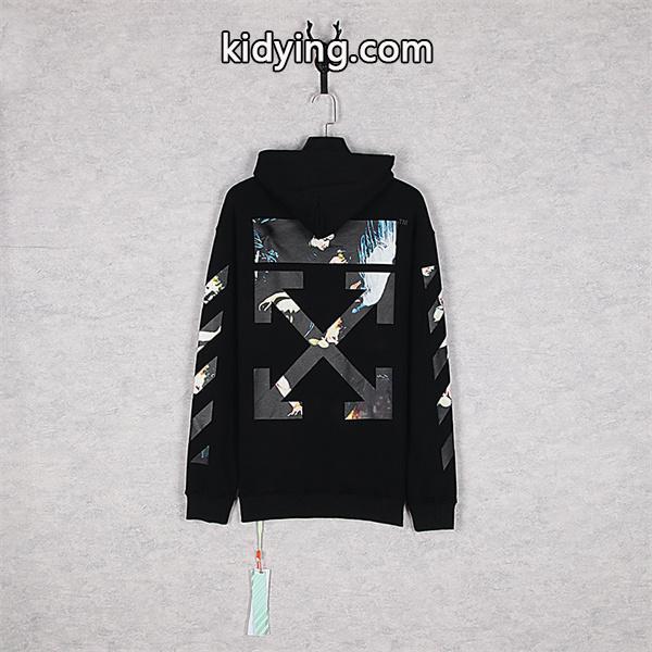 2026新作 Off-White オフホワイト コピー バックプリント パーカー 高級感 トレンドモデル-2