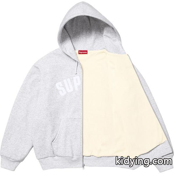 ３色☆[S02596] Sup Arc Thermal Lined Zip Up Hooded Sweatshirt logoシュプリームジップアップコピー 激レアアイテム-4