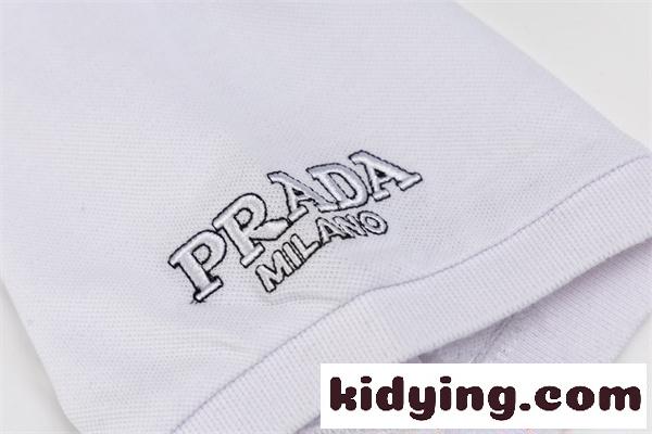 人気急騰 PRADA プラダ コピー 半袖ポロシャツ メンズ ビジネス カジュアル-6