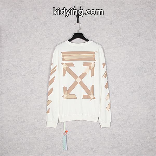 Off-White オフホワイト コピー 存在感抜群 アートプリント オーバーサイズ フーディー モード-2