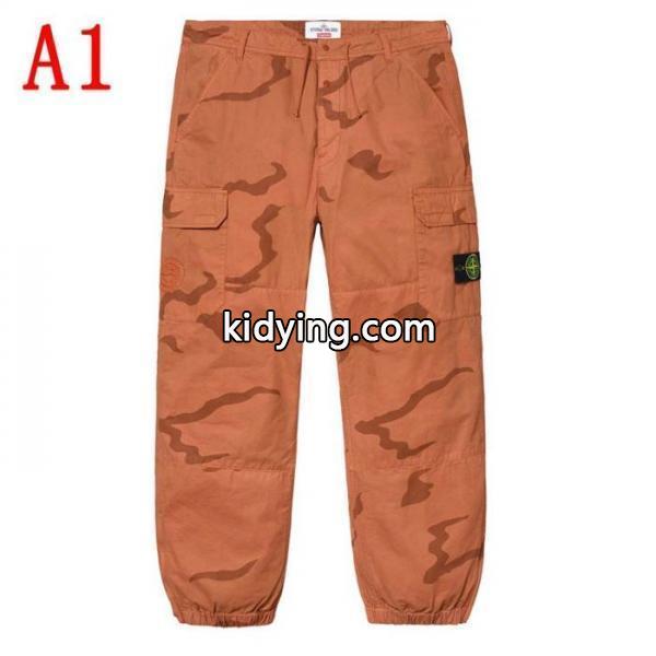2色可選 スエットパンツ 今流行のストリート上品 Supreme 19SS Stone Island Camo Cargo Pant きちんと感をプラス_ブランド ジーンズ_メンズファッション_スーパーコピーブランド激安通販 専門店-0