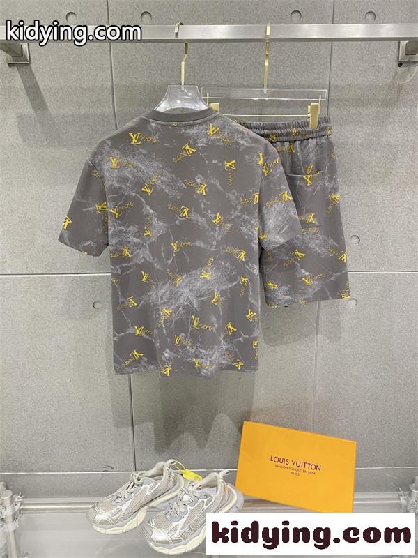 夏 おしゃれLOUIS VUITTON 2026ssトレンド☆☆ルイヴィトン上下着コピー セット メンズ リゾート ビーチ-1