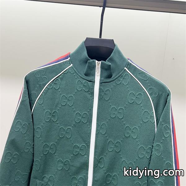 2025秋冬 プレミアム質感 ブラック GGジャカード GUCCI グッチ コピー トラックジャケット-4