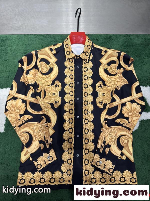 ヴェルサーチ長袖シャツコピー アイテム VERSACE 秋冬らしいカジュアルな雰囲気を持つ_ブランド コピー 激安(日本最大級)-0
