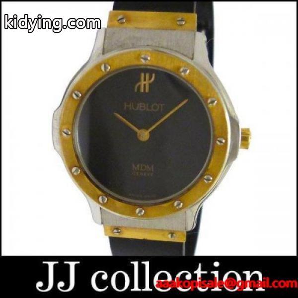 HUBLOT ウブロ レディース腕時計 クラシックコンパートメント MDM SS×YG×ラバー クオーツ ブラック文字盤 :2002687251300403:JJコレクション ヤフー店 - 通販ショッピング-0